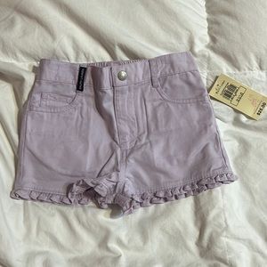 Ralph Lauren Purple Ruffle Hem Shorts - 4T